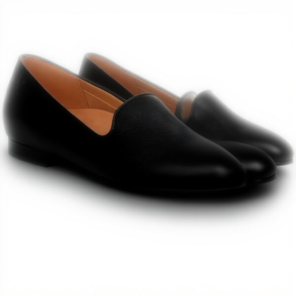 Vionic Womens Loafers Black Leather Arch Support Shoes