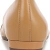 Vionic Women's Arielle Ballet Flat Black Tan Nappa Leather-6