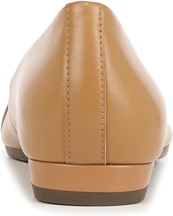 Vionic Women's Arielle Ballet Flat Black Tan Nappa Leather-6