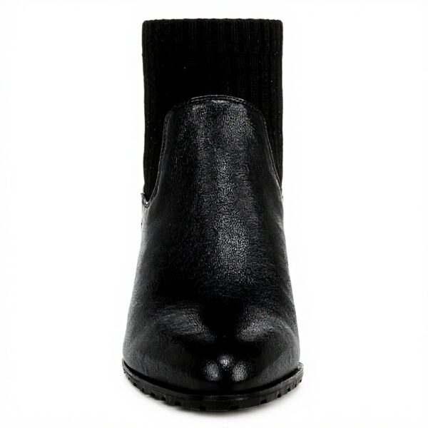 Vionic Womens Barstow Bootie Black Leather Arch Support