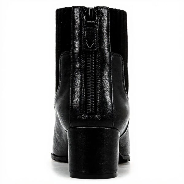 Vionic Womens Barstow Bootie Black Leather Arch Support