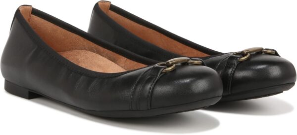 Vionic Women's Delanie Ballet Flat Leather Arch Support-1