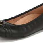 Vionic Women's Delanie Ballet Flat Leather Arch Support-0
