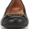 Vionic Women's Delanie Ballet Flat Leather Arch Support-5