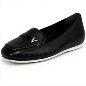 Vionic Womens Hayes Ballet Flat Leather Arch Support Shoes