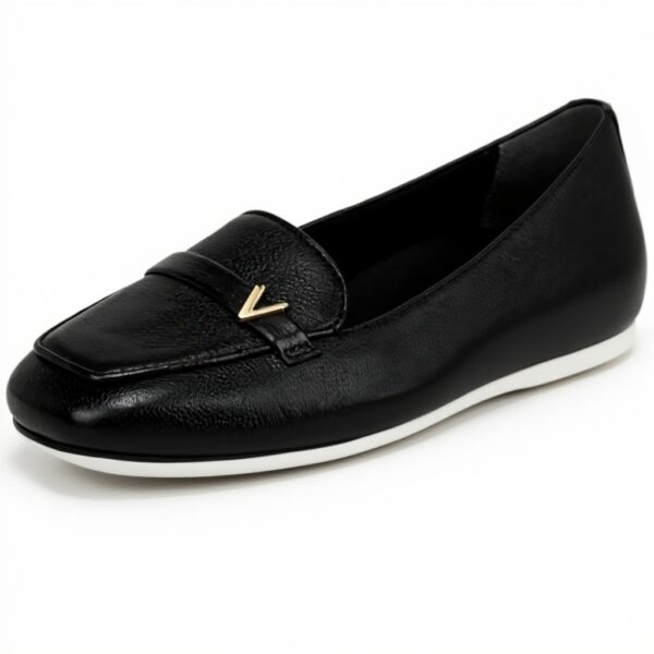 Vionic Womens Hayes Ballet Flat Leather Arch Support Shoes