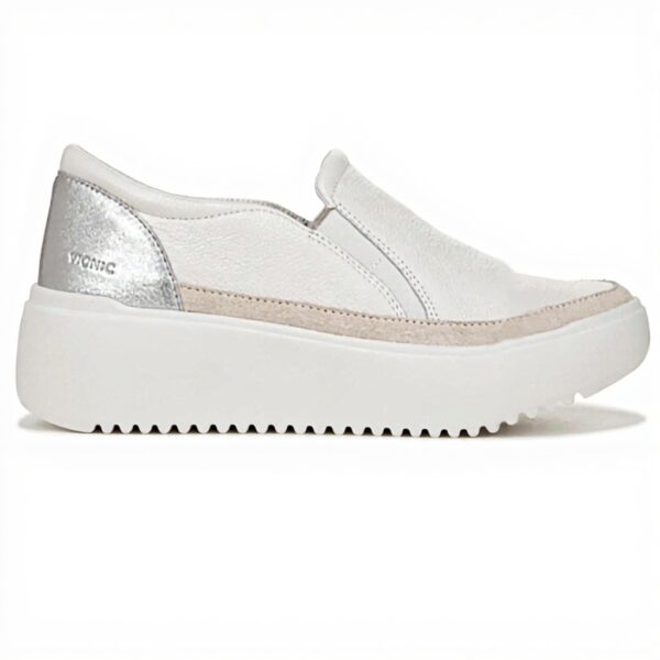 Vionic Womens Kearny Slip-On Trainers Leather Comfort Shoes