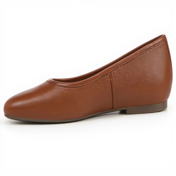 Vionic Womens Ballet Flat Shoes Leather Arch Support