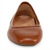 Vionic Womens Ballet Flat Shoes Leather Arch Support