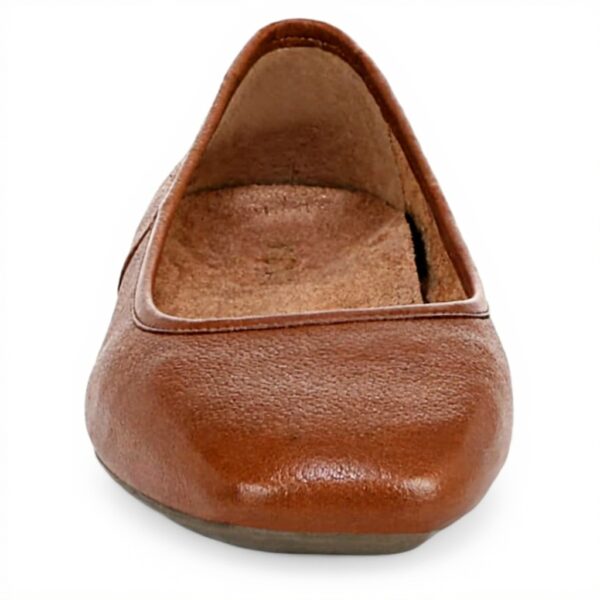 Vionic Womens Ballet Flat Shoes Leather Arch Support