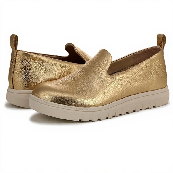 Vionic Womens Uptown Willa Sneaker Leather Arch Support