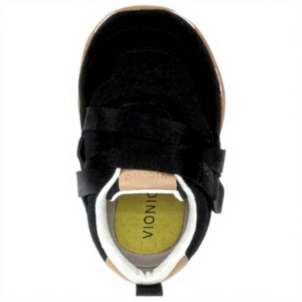 Vionic Womens Walk Slim Gia Sneaker Black Suede Leather