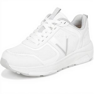 Vionic Womens Walk Strider Sneaker Leather Arch Support