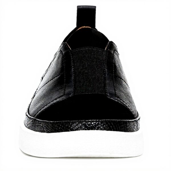 Vionic Womens Zinah Loafer Black Leather Arch Support