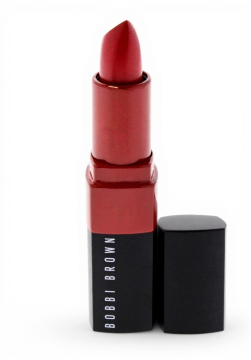 Bobbi Brown Crushed Lip Color in Italian Rose applied on lips