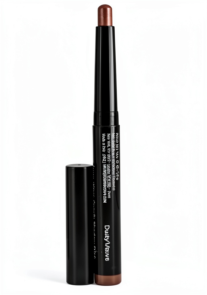 Bobbi Brown Long-Wear Cream Shadow Stick applied to eyelid showing Dusty Mauve shade